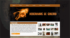 Desktop Screenshot of dobermannsdeginebro.com